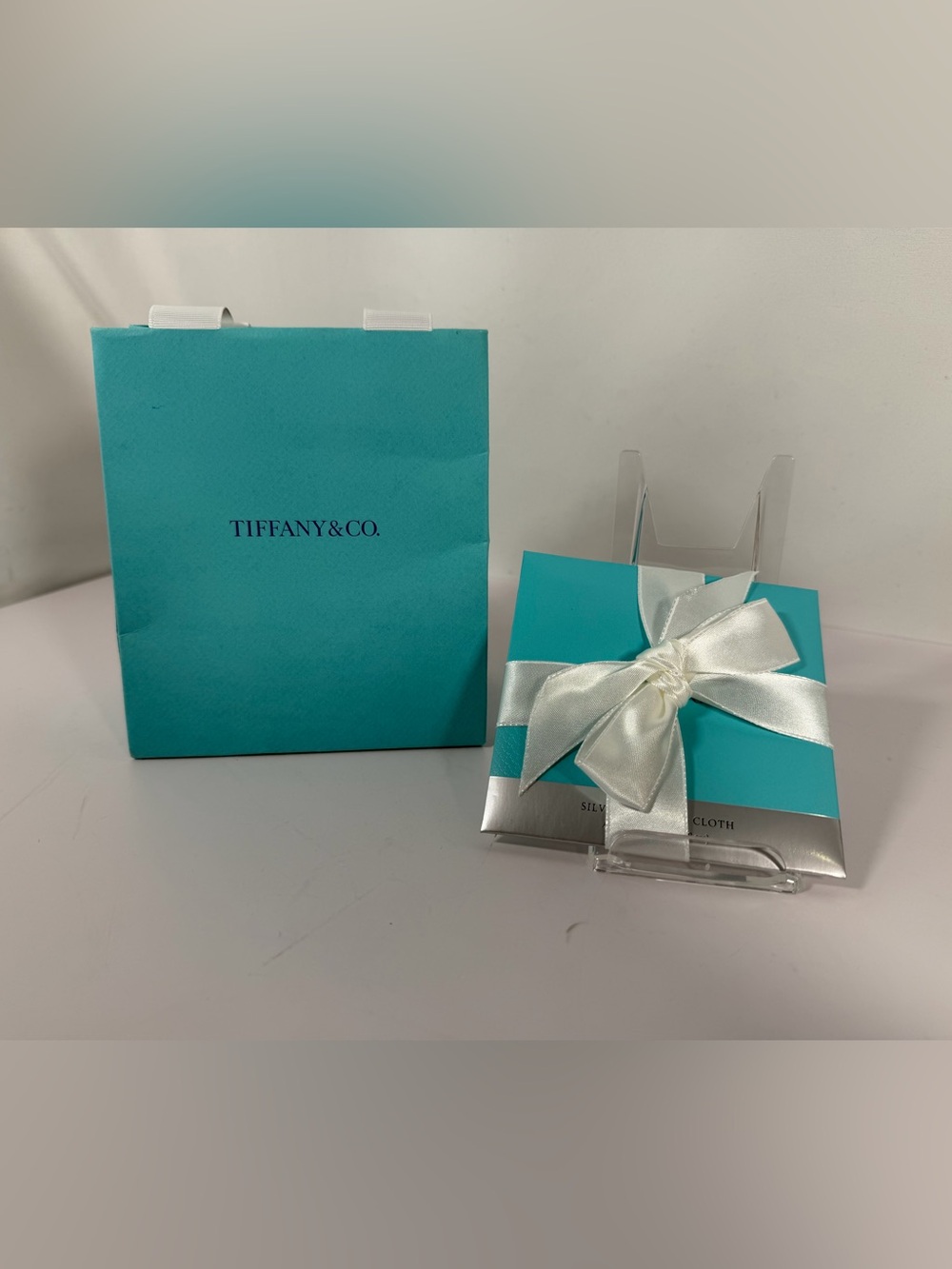 Tiffany & Co. Silver Polishing Cloth 7x7 with Gift Bag